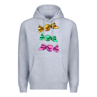 Heather Grey colorful candies Premium Hoodie - AdoDesignShop