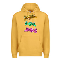 Mustard colorful candies Premium Hoodie - AdoDesignShop
