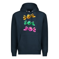 Navy colorful candies Premium Hoodie - AdoDesignShop