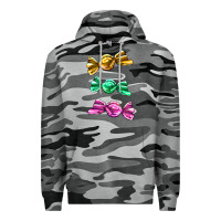 Slate Camo colorful candies Premium Hoodie - AdoDesignShop
