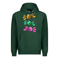 Sports Green colorful candies Premium Hoodie - AdoDesignShop