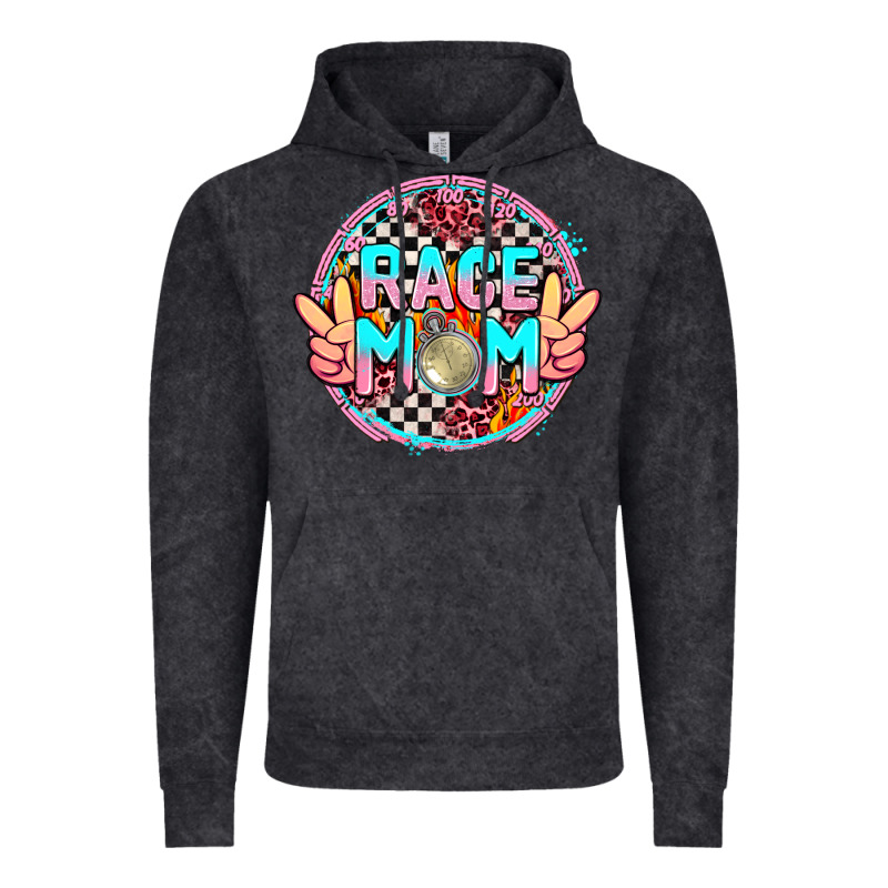 Race Mom With Leopard And Peace Hand Vintage Hoodie by AdoDesignShop | Teevron