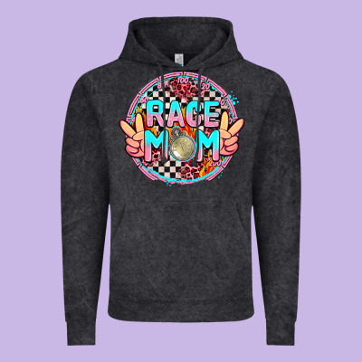 Race Mom With Leopard And Peace Hand Vintage Hoodie Designed By Adodesignshop