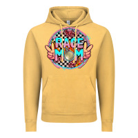 Vintage Mustard race mom with leopard and peace hand Vintage Hoodie - AdoDesignShop
