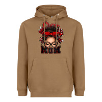 Toasted Coconut cheer mom messy bun Heavyweight Hoodie - texasbilliewilder