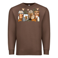 Chestnut latte coffee cups Premium Sweatshirt - Zillion Design Studio