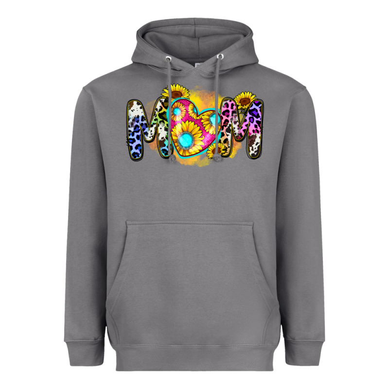 Mom Sunflower Heavyweight Hoodie by Zillion Design Studio | Teevron