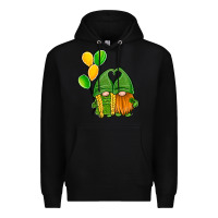 Black St Patrick's Day Gnomes Premium Hoodie - Jasminsmagicworld