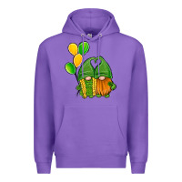 Purple St Patrick's Day Gnomes Premium Hoodie - Jasminsmagicworld