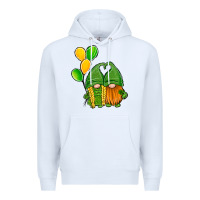 White St Patrick's Day Gnomes Premium Hoodie - Jasminsmagicworld