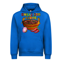 Cobalt chilli con carne  with chilli pepper Urban Hoodie - AdoDesignShop