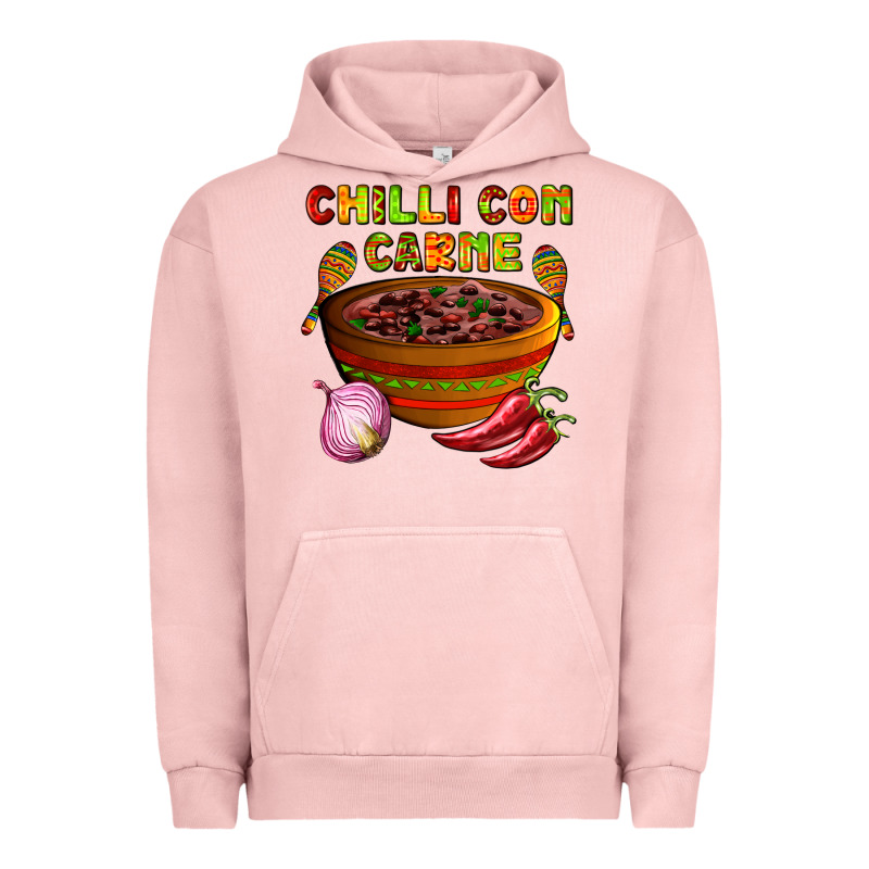 Chilli Con Carne  With Chilli Pepper Urban Hoodie by AdoDesignShop | Teevron