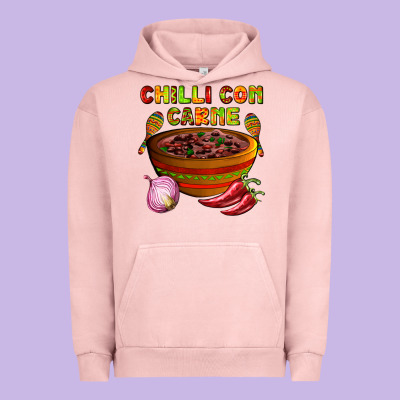 Chilli Con Carne  With Chilli Pepper Urban Hoodie Designed By Adodesignshop