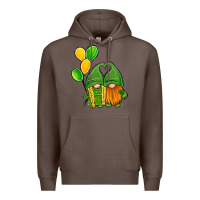 Coffee St Patrick's Day Gnomes Premium Hoodie - Jasminsmagicworld