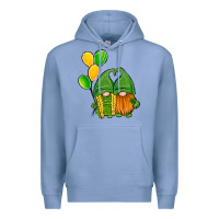 Colony Blue St Patrick's Day Gnomes Premium Hoodie - Jasminsmagicworld