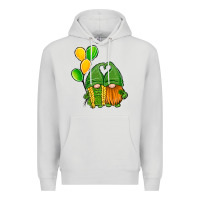 Dove Grey St Patrick's Day Gnomes Premium Hoodie - Jasminsmagicworld