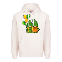 Pale Pink St Patrick's Day Gnomes Premium Hoodie - Jasminsmagicworld