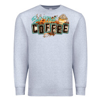 Heather Grey but first coffee Premium Sweatshirt - Zillion Design Studio