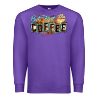 Purple but first coffee Premium Sweatshirt - Zillion Design Studio