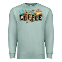 Seafoam but first coffee Premium Sweatshirt - Zillion Design Studio