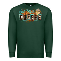 Sports Green but first coffee Premium Sweatshirt - Zillion Design Studio