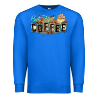 True Royal but first coffee Premium Sweatshirt - Zillion Design Studio