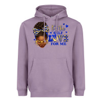 Lavender sorority colors blue and gold it's the self love f Heavyweight Hoodie - texasbilliewilder