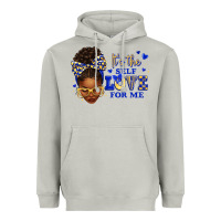 Moon Dust sorority colors blue and gold it's the self love f Heavyweight Hoodie - texasbilliewilder