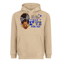 Mushroom sorority colors blue and gold it's the self love f Heavyweight Hoodie - texasbilliewilder