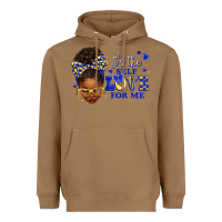Toasted Coconut sorority colors blue and gold it's the self love f Heavyweight Hoodie - texasbilliewilder