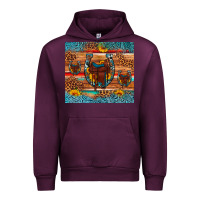 Mauve Wine saddle horseshoe leopard sunflower Urban Hoodie - Artiststas