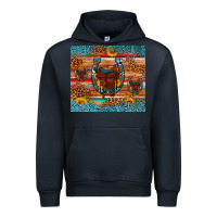 Navy saddle horseshoe leopard sunflower Urban Hoodie - Artiststas