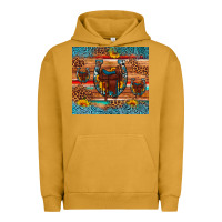 Pigment Peanut Butter saddle horseshoe leopard sunflower Urban Hoodie - Artiststas