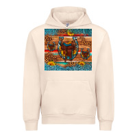 Sandshell saddle horseshoe leopard sunflower Urban Hoodie - Artiststas