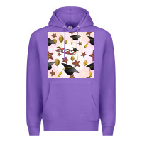 Purple 2022 to graduation seamless pattern Premium Hoodie - BundleAndBundleShop
