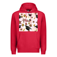 Cardinal 2022 to graduation seamless pattern Premium Hoodie - BundleAndBundleShop