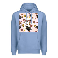 Colony Blue 2022 to graduation seamless pattern Premium Hoodie - BundleAndBundleShop