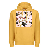 Mustard 2022 to graduation seamless pattern Premium Hoodie - BundleAndBundleShop