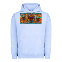 Pigment Grape Ice saddle horseshoe  sunflower leopard license plate Urban Hoodie - Artiststas