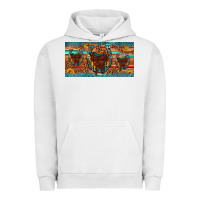Pigment Lunar Rock saddle horseshoe  sunflower leopard license plate Urban Hoodie - Artiststas