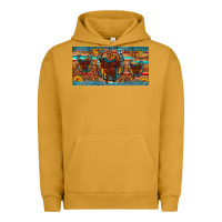 Pigment Peanut Butter saddle horseshoe  sunflower leopard license plate Urban Hoodie - Artiststas