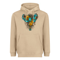 Mushroom gemstone cross Heavyweight Hoodie - Zillion Design Studio