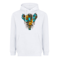 White gemstone cross Heavyweight Hoodie - Zillion Design Studio