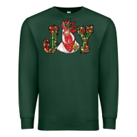 Sports Green christmas joy with rooster Premium Sweatshirt - RanaPortraitStore