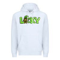 White St Patricks Day Lucky Gnome Premium Hoodie - Jasminsmagicworld