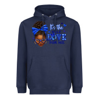Navy sorority colors it's the self love for me afro wom Heavyweight Hoodie - texasbilliewilder