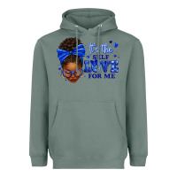 Sage sorority colors it's the self love for me afro wom Heavyweight Hoodie - texasbilliewilder