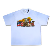 Grape Ice mom boots hat and sunflower Urban Heavy Tee - Artiststas