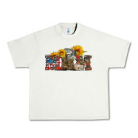 Pistachio mom boots hat and sunflower Urban Heavy Tee - Artiststas