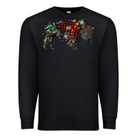 Black christmas bison Premium Sweatshirt - RanaPortraitStore